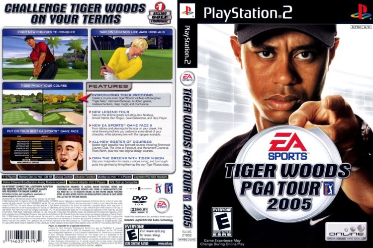 Tiger Woods PGA Tour 2005 - PlayStation 2 | VideoGameX