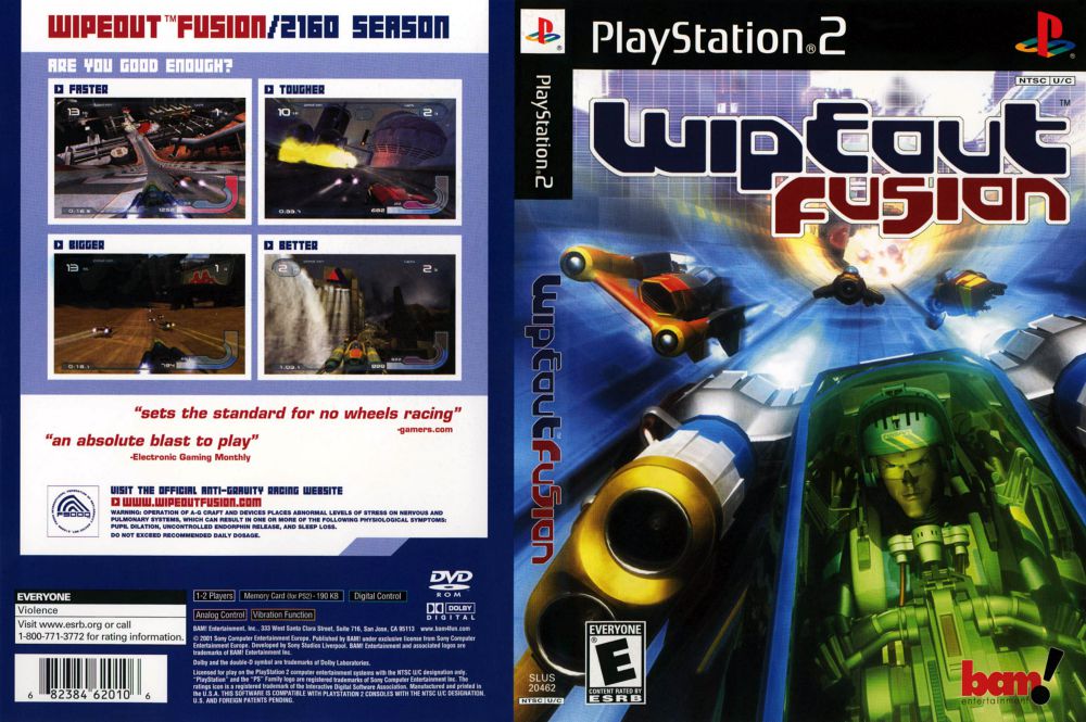 Wipeout Fusion PlayStation 2 VideoGameX