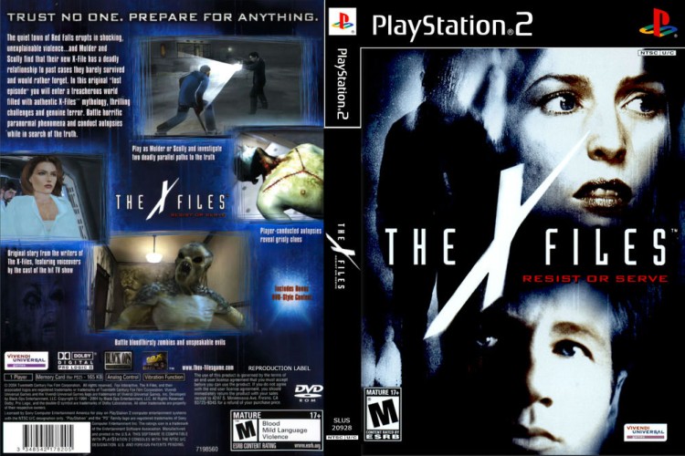 X-Files, The: Resist or Serve - PlayStation 2 | VideoGameX