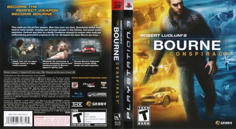 Robert Ludlum's The Bourne Conspiracy - PlayStation 3 | VideoGameX