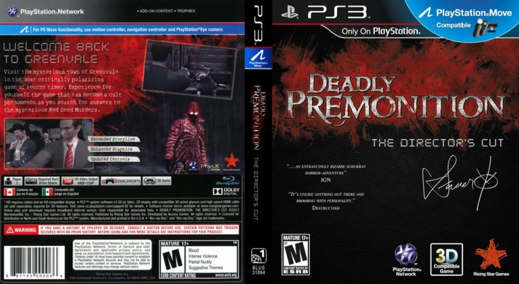 Deadly Premonition: The Director's Cut - PlayStation 3 | VideoGameX