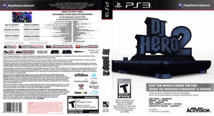 DJ Hero 2 [Game Only] - PlayStation 3 | VideoGameX