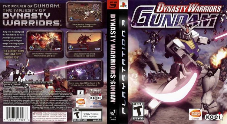 Dynasty Warriors: Gundam                                           N - PlayStation 3 | VideoGameX