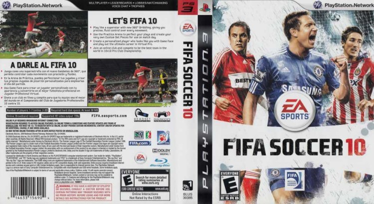 FIFA Soccer 10 - PlayStation 3 | VideoGameX