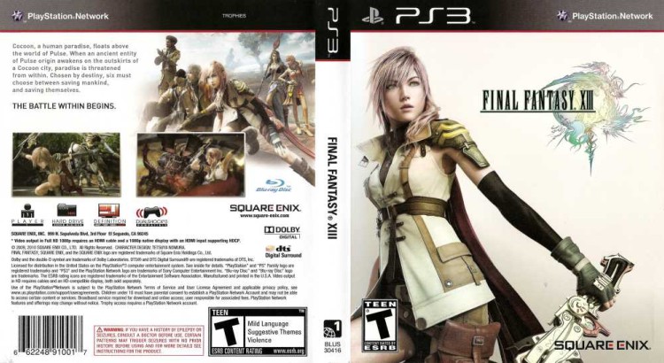 Final Fantasy XIII - PlayStation 3 | VideoGameX