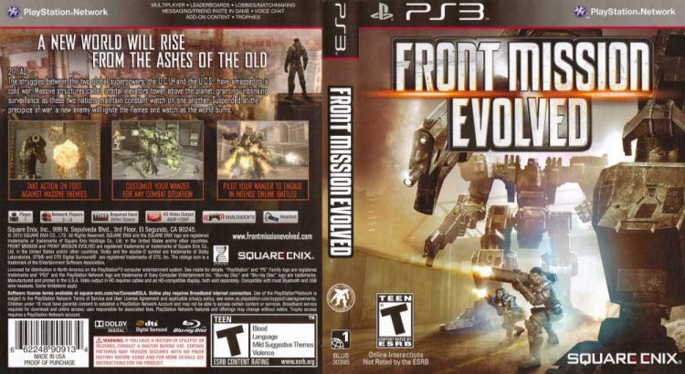 Front Mission Evolved - PlayStation 3 | VideoGameX