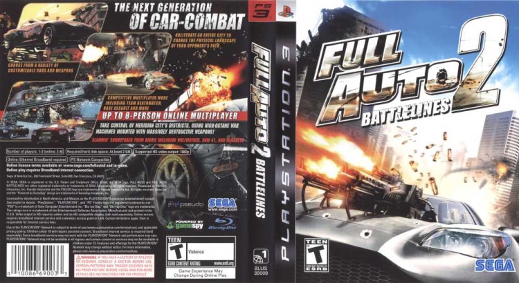 Full Auto 2: Battlelines - PlayStation 3 | VideoGameX