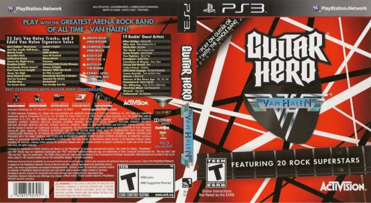 Guitar Hero: Van Halen - PlayStation 3 | VideoGameX