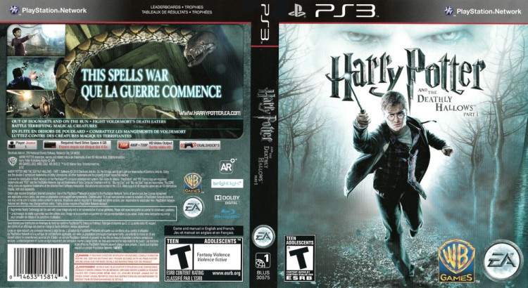 Harry Potter and the Deathly Hallows: Part 1 - PlayStation 3 | VideoGameX