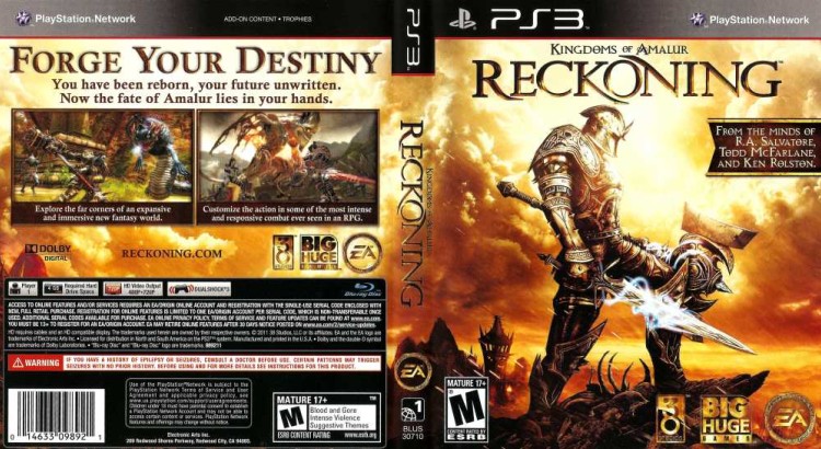 Kingdoms Of Amalur: Reckoning - PlayStation 3 | VideoGameX