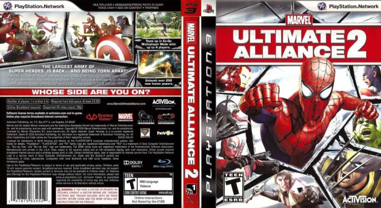 Marvel: Ultimate Alliance 2 - PlayStation 3 | VideoGameX