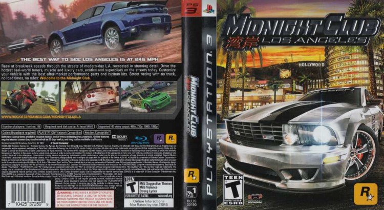 Midnight Club: Los Angeles - PlayStation 3 | VideoGameX