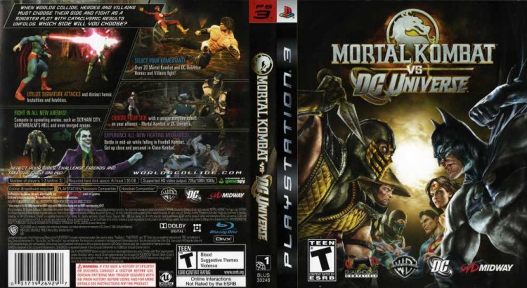 Mortal Kombat vs. DC Universe - PlayStation 3 | VideoGameX