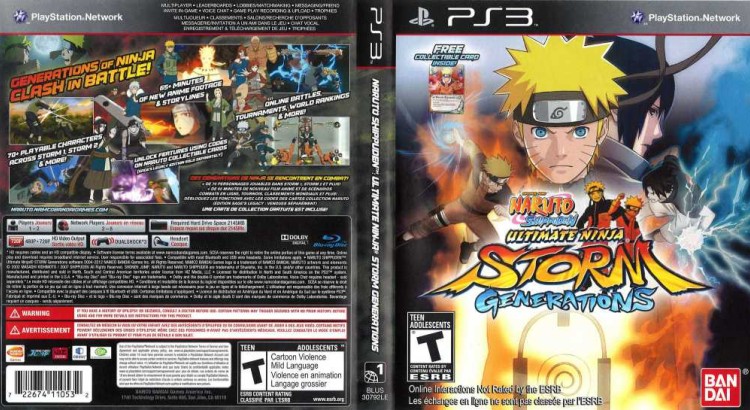 Naruto Shippuden: Ultimate Ninja Storm Generations - PlayStation 3 | VideoGameX