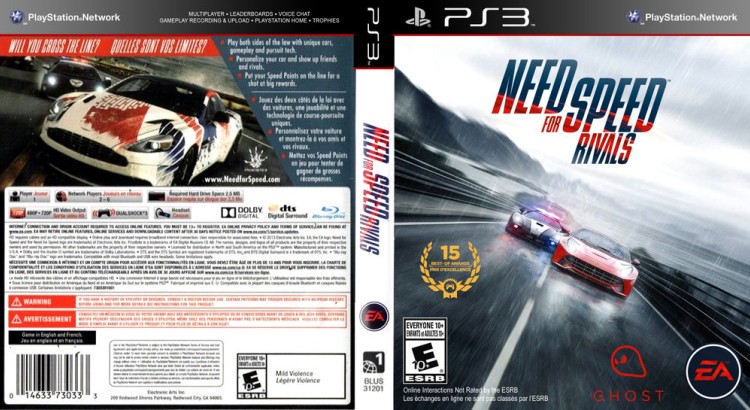 Need for Speed: Rivals - PlayStation 3 | VideoGameX