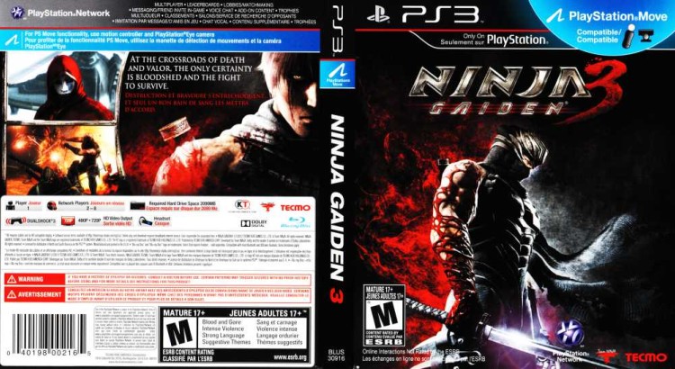 Ninja Gaiden 3 - PlayStation 3 | VideoGameX