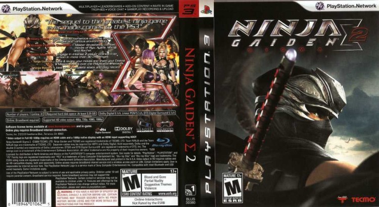 Ninja Gaiden Sigma 2 - PlayStation 3 | VideoGameX