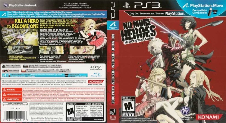 No More Heroes: Heroes' Paradise - PlayStation 3 | VideoGameX