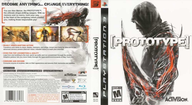 Prototype - PlayStation 3 | VideoGameX