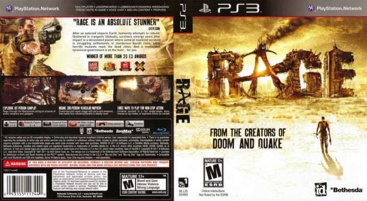 Rage - PlayStation 3 | VideoGameX