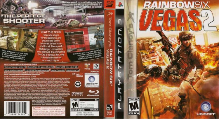 Rainbow Six Vegas 2 - PlayStation 3 | VideoGameX