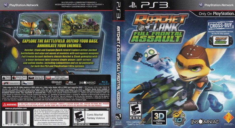 Ratchet & Clank: Full Frontal Assault - PlayStation 3 | VideoGameX