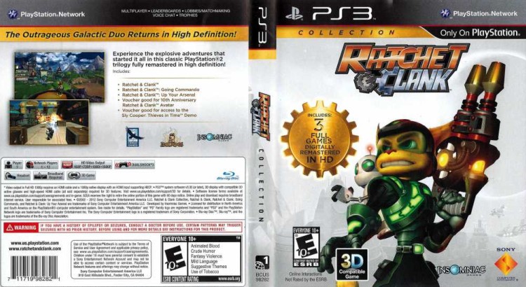 Ratchet & Clank Collection - PlayStation 3 | VideoGameX