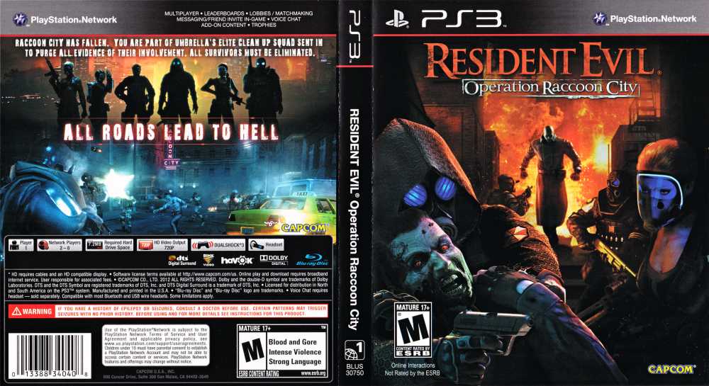 Playstation 3 - Resident Evil: Operation Raccoon City