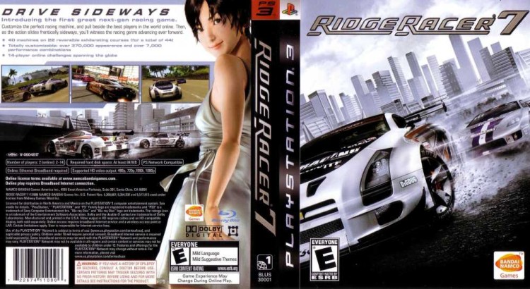 Ridge Racer 7 - PlayStation 3 | VideoGameX