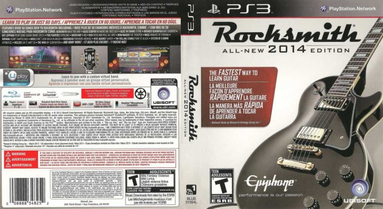 Rocksmith 2014 Edition - PlayStation 3 | VideoGameX