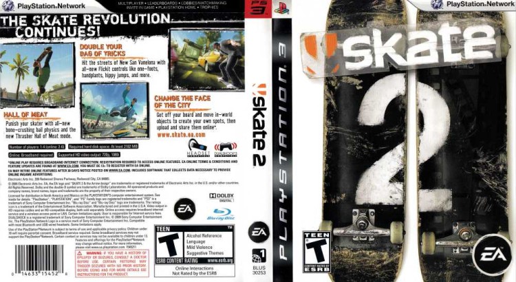 skate 2 - PlayStation 3 | VideoGameX