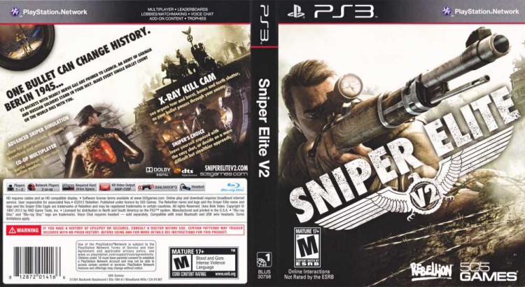 Sniper Elite V2 - PlayStation 3 | VideoGameX