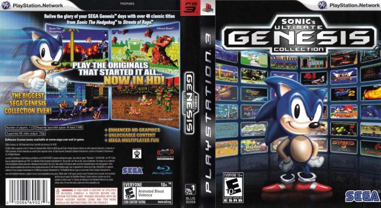 Sonic's Ultimate Genesis Collection - PlayStation 3 | VideoGameX