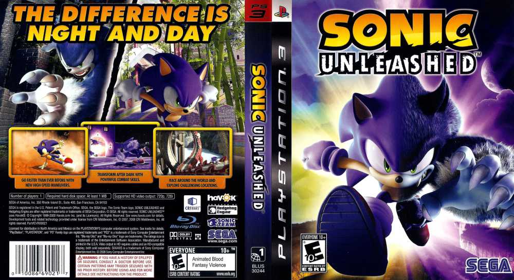 Sonic Unleashed Classics Edition Xbox 360 58 Off