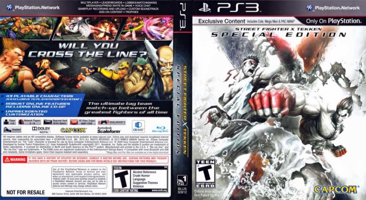 Street Fighter X Tekken: Special Edition - PlayStation 3 | VideoGameX