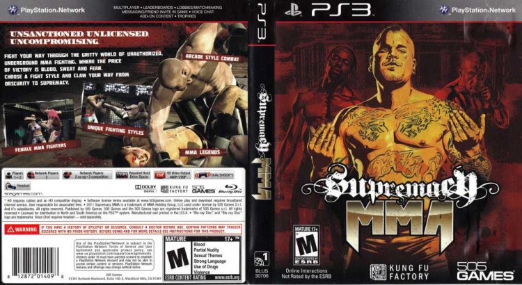 Supremacy MMA - PlayStation 3 | VideoGameX