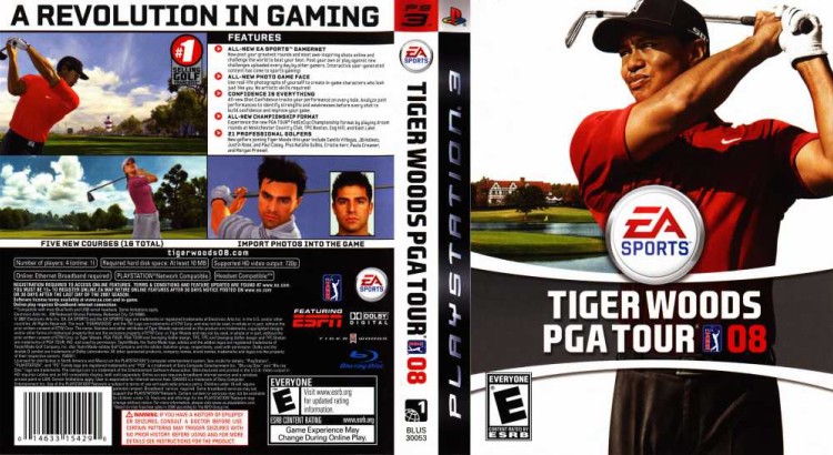 Tiger Woods PGA Tour 08 - PlayStation 3 | VideoGameX