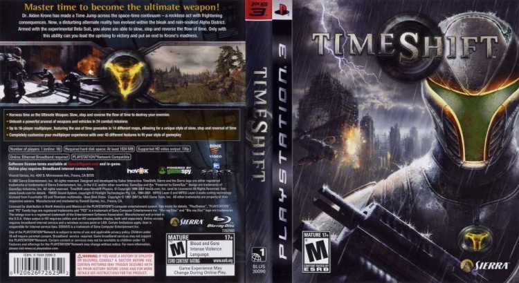 TimeShift - PlayStation 3 | VideoGameX