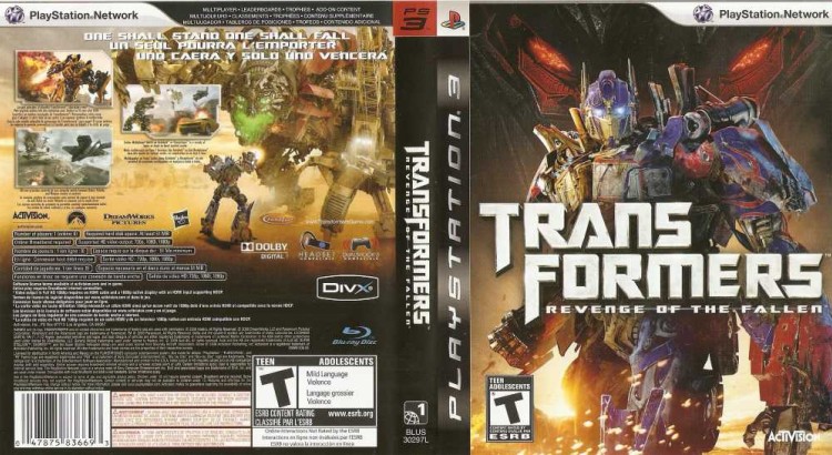 Transformers: Revenge of the Fallen - PlayStation 3 | VideoGameX