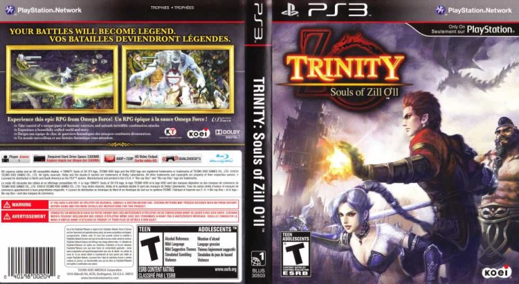 Trinity: Souls of Zill O'll - PlayStation 3 | VideoGameX