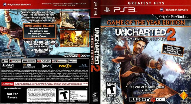 Uncharted 2: Among Thieves: Game Of The Year Edition - PlayStation 3 | VideoGameX