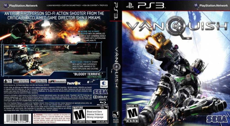 Vanquish - PlayStation 3 | VideoGameX