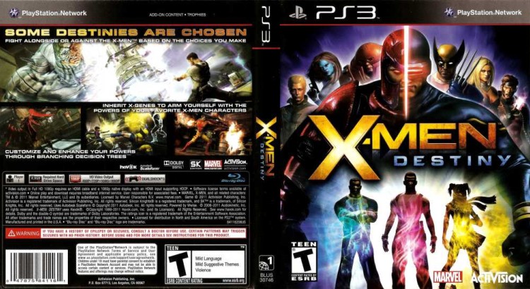 X-Men: Destiny - PlayStation 3 | VideoGameX