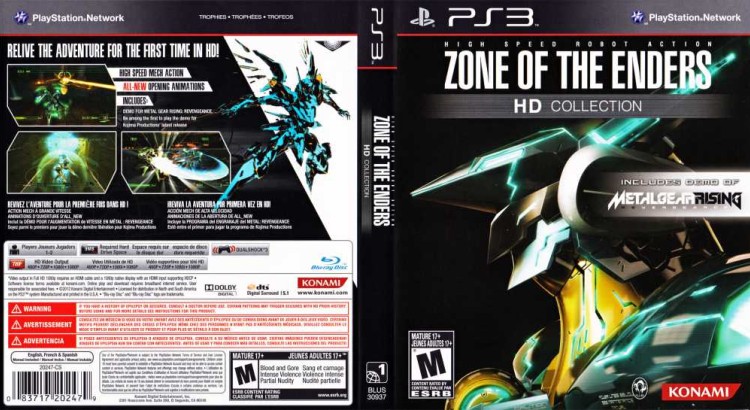 Zone of the Enders HD Collection - PlayStation 3 | VideoGameX