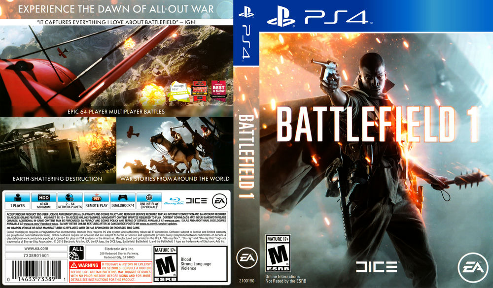 Battlefield 1 - PlayStation 4 VideoGameX