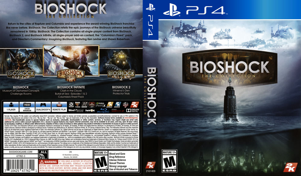 Gamecentral - ** New Arrival ** PS4 The Bioshock Collection (R1) - $74 PS4  The Bioshock Collection (R2) - $54