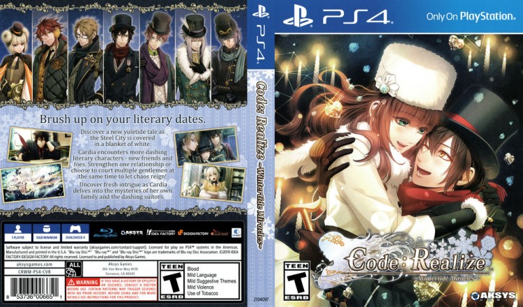 Code Realize ~Wintertide Miracles~ - PlayStation 4 | VideoGameX