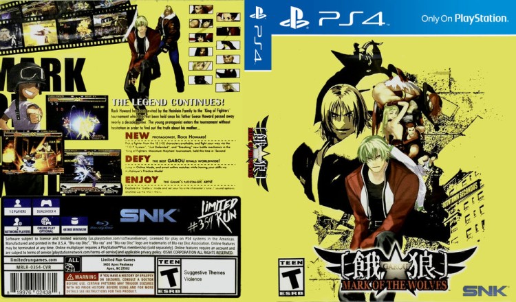 Garou: Mark of the Wolves - PlayStation 4 | VideoGameX