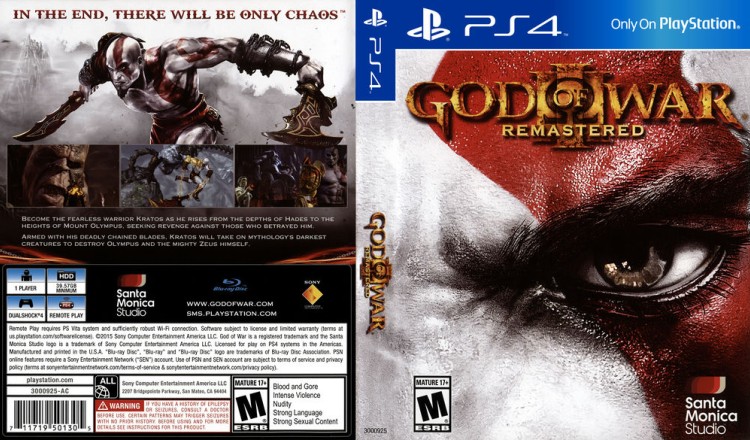 God of War III Remastered - PlayStation 4 | VideoGameX