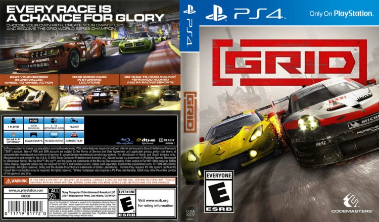 Grid - PlayStation 4 | VideoGameX